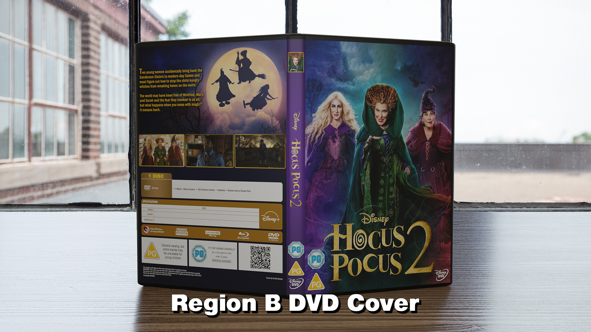 ArtStation - Hocus Pocus 2 Custom Blu-ray Cover