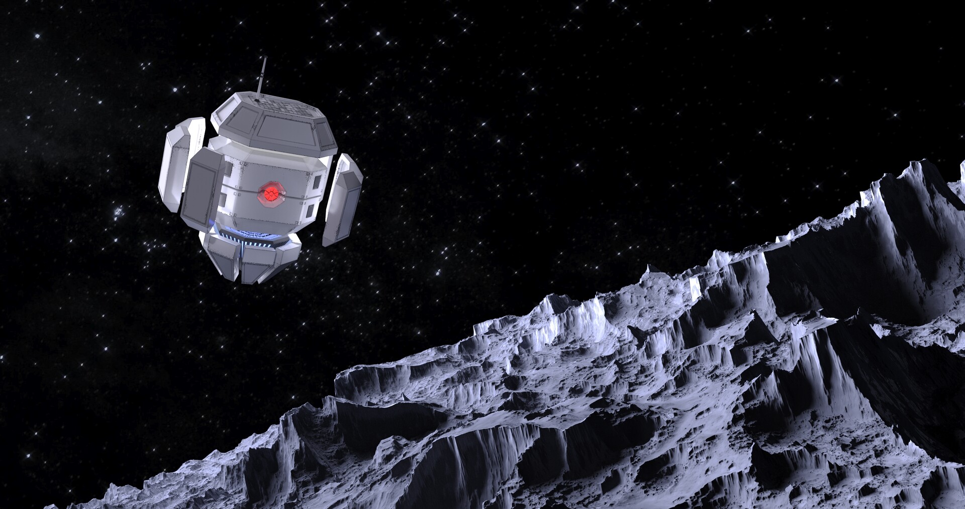 ArtStation - Drone on empty planet