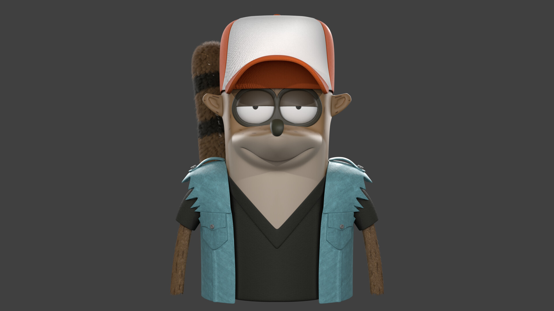 ArtStation - Cool Rigby from REGULAR SHOW