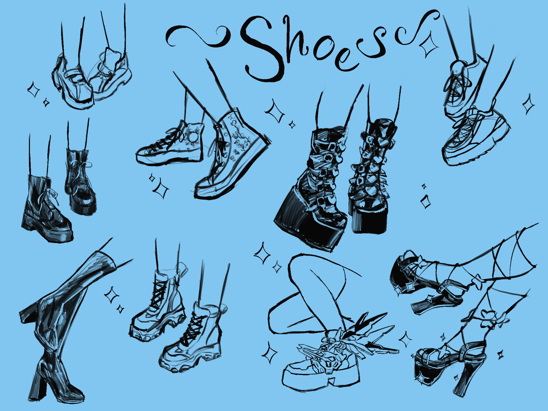 shoes reference in Drawing References and Resources