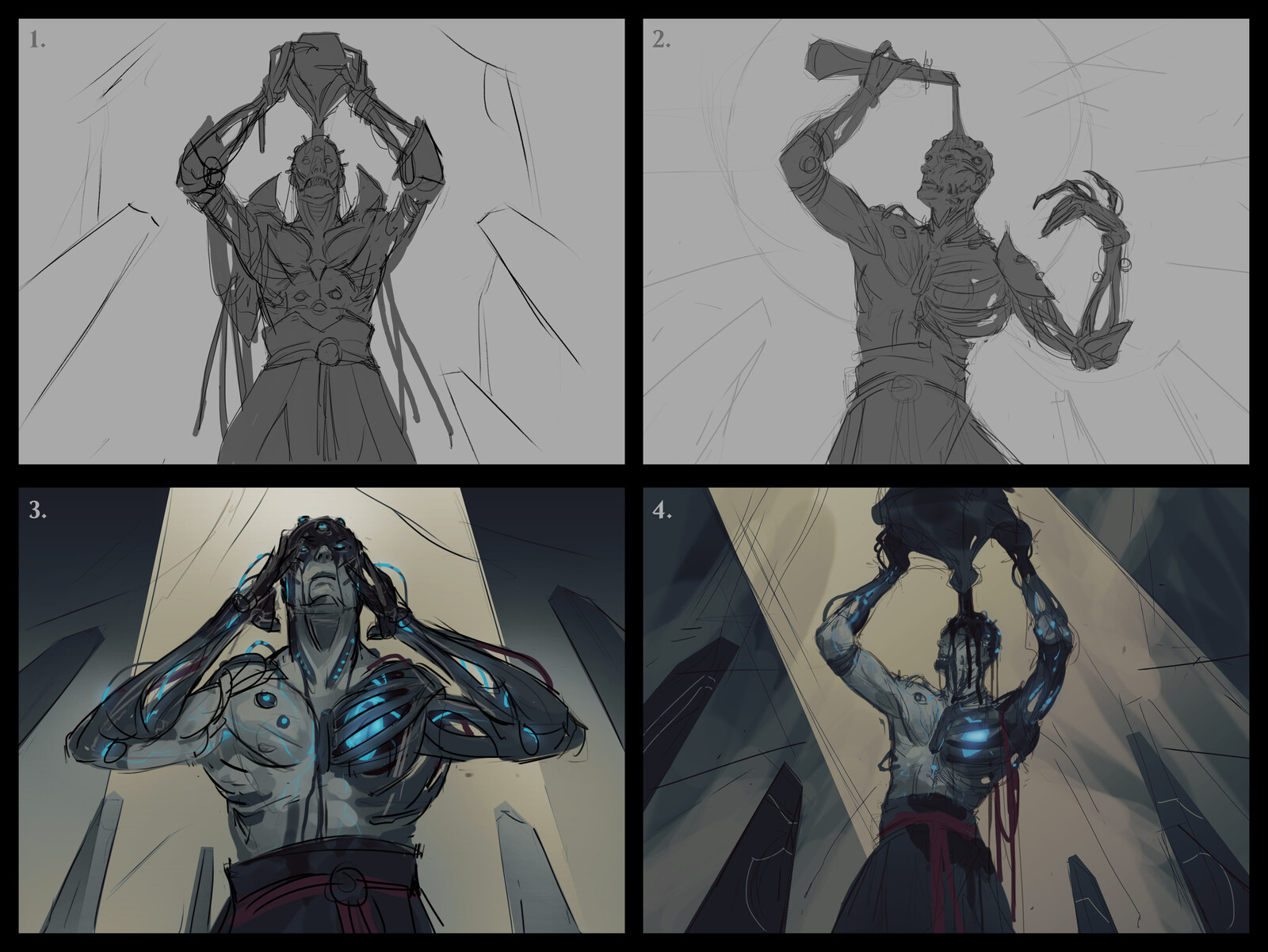 Evangel of Synthesis sketches