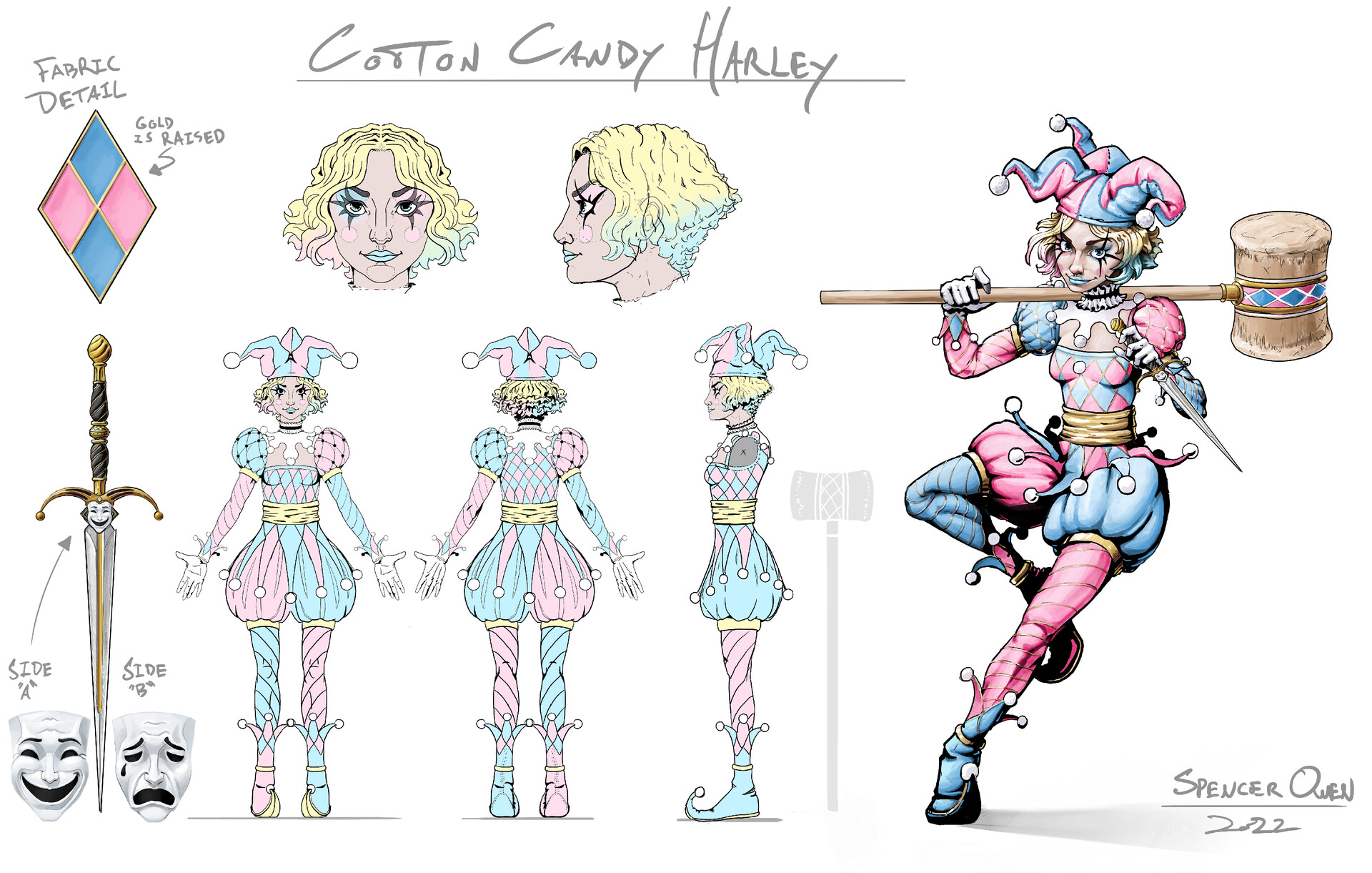 ArtStation - Harley Quinn fanart - alternate concept