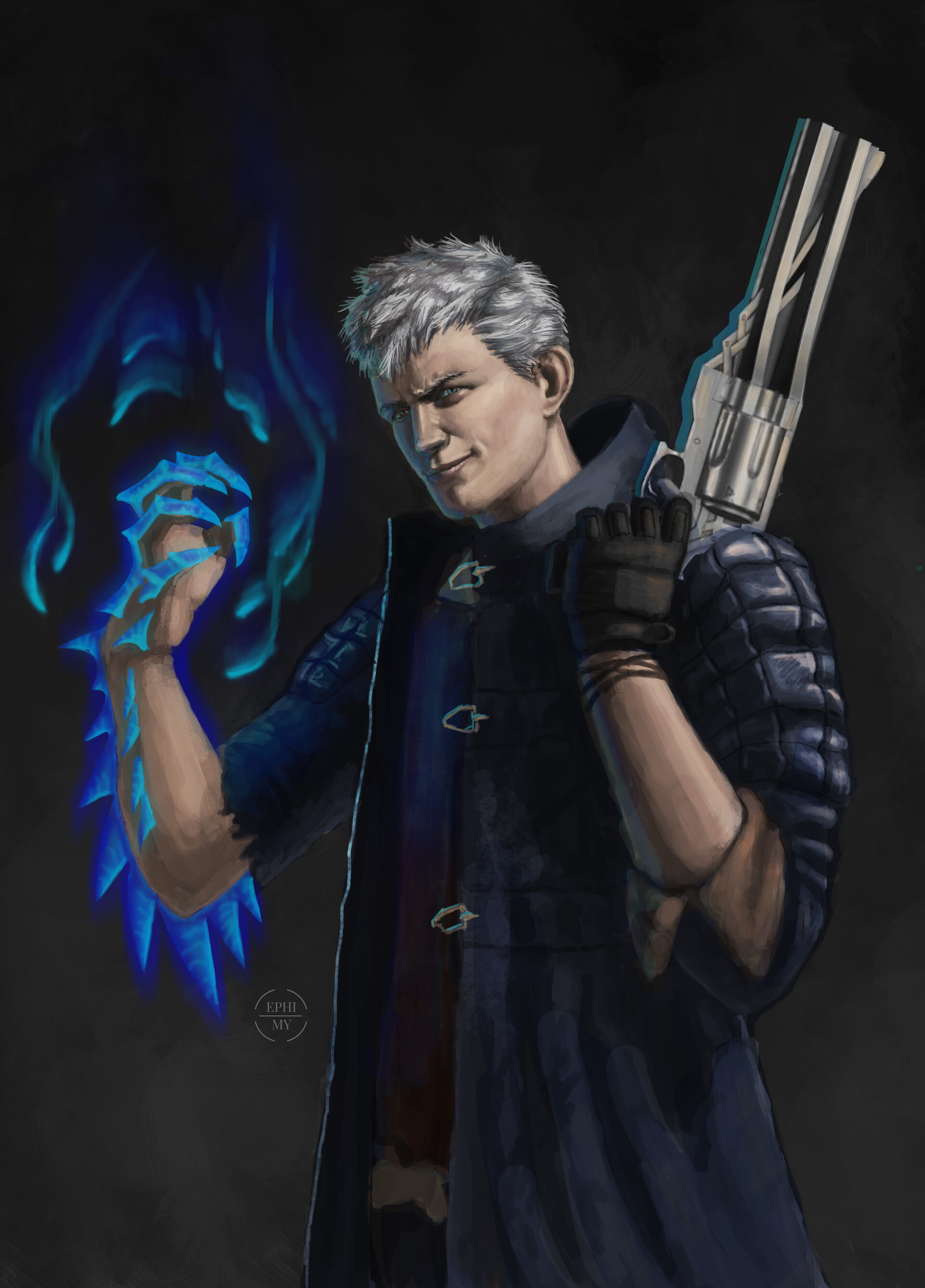 ArtStation - Nero from Devil May Cry 5