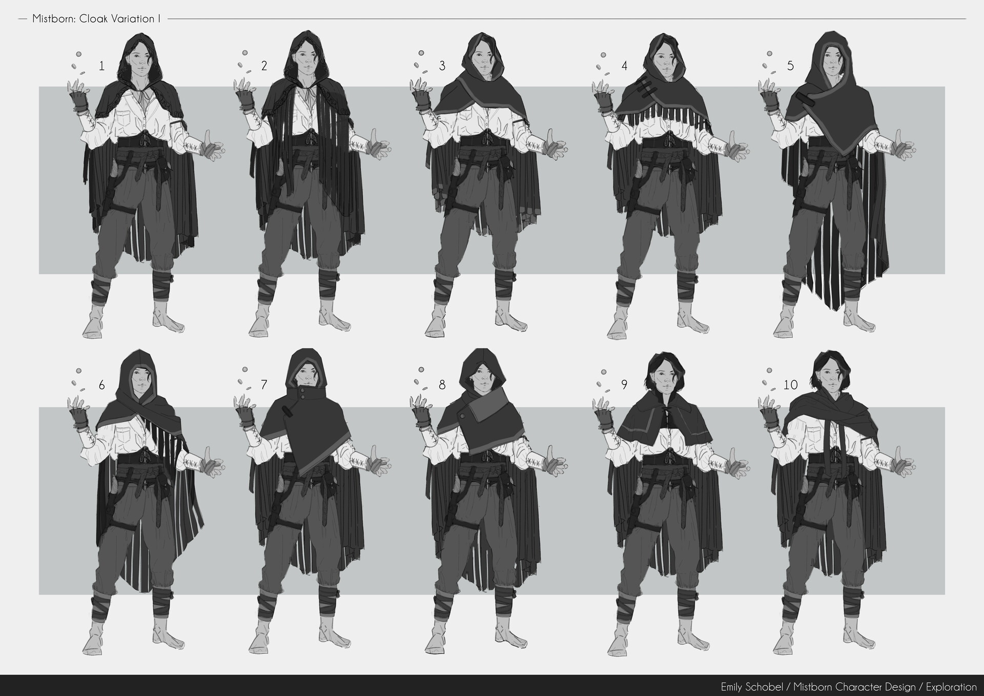 Emily Schobel Mistborn "Vin" Character Design