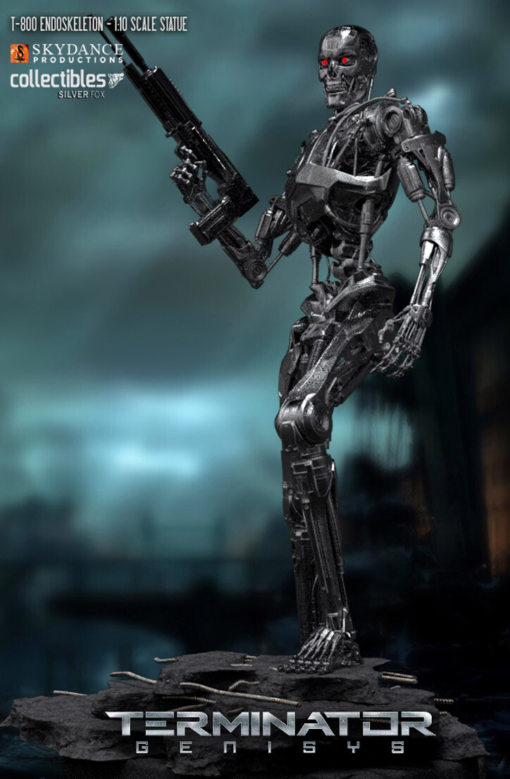 Terminator Genisys T800 Skydance sculpted by Yacine BRINIS 018