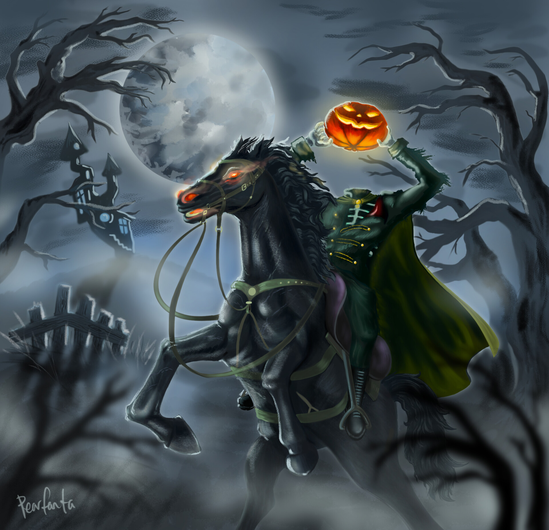 Artstation the legend of sleepy hollow