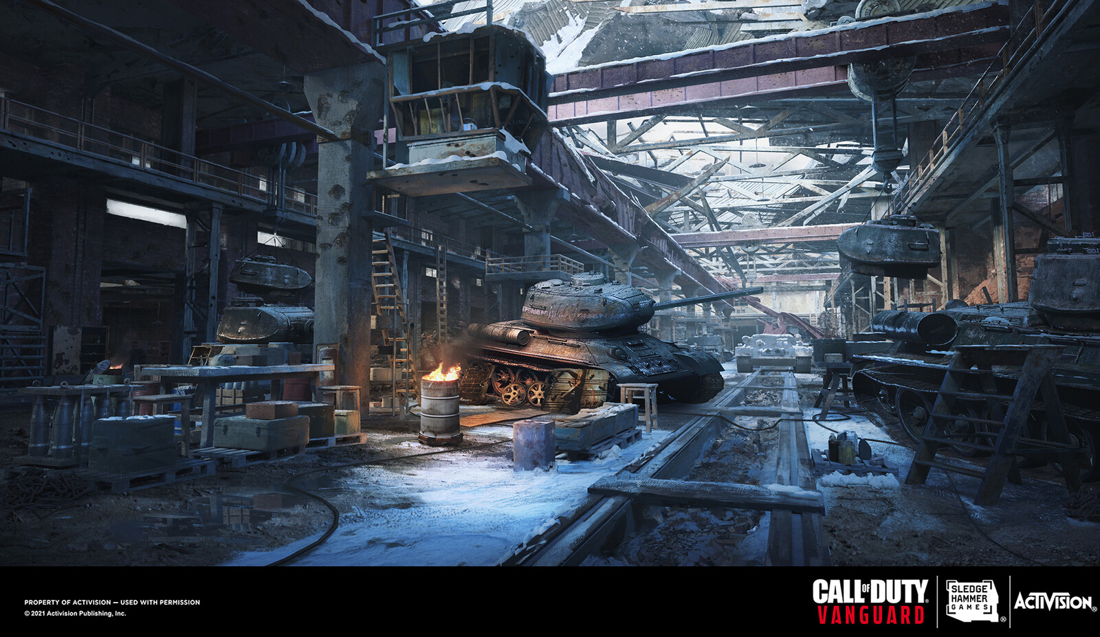 Call Of Duty Vanguard Concept Art - Stalingrad Winter 