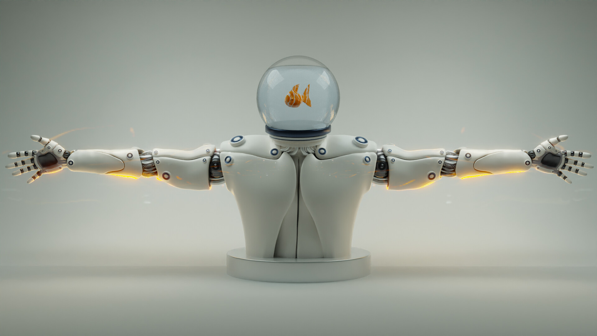 Fish controlled robot sale