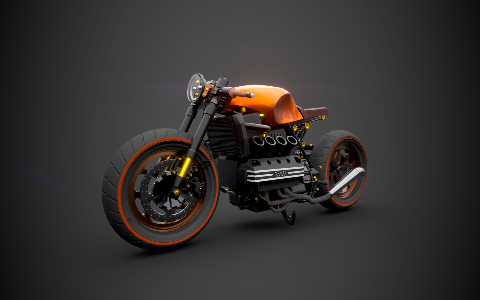 ArtStation Brat Styled Bike Inspired by BMW K100