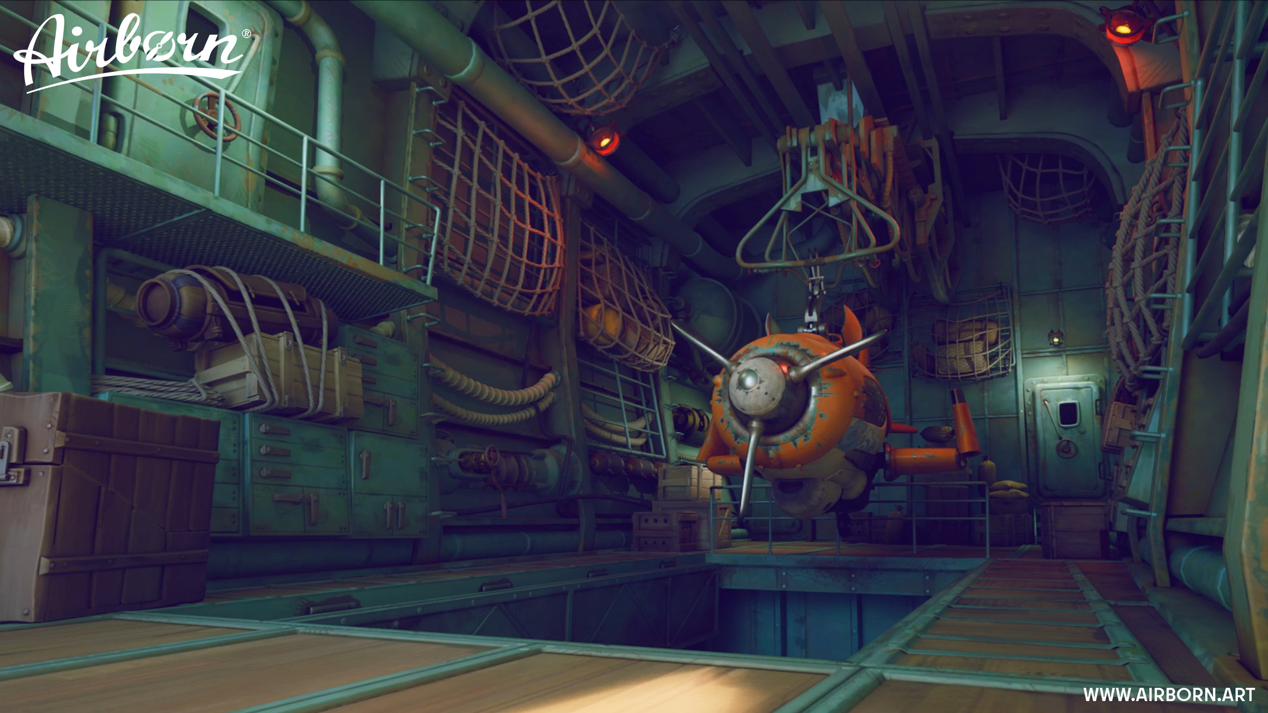 Hangar Interior Main Artist: Svenja Rösner