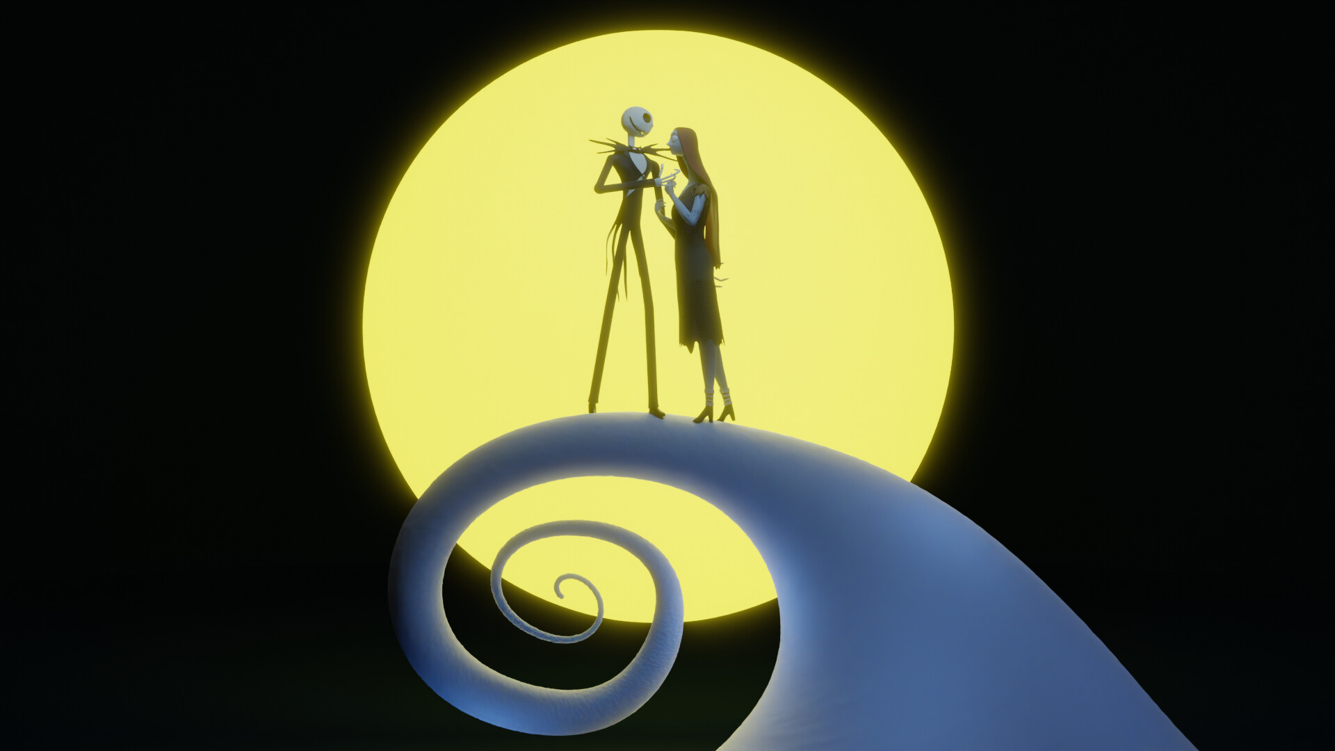 Nightmare Before Christmas Jack Sally And Zero