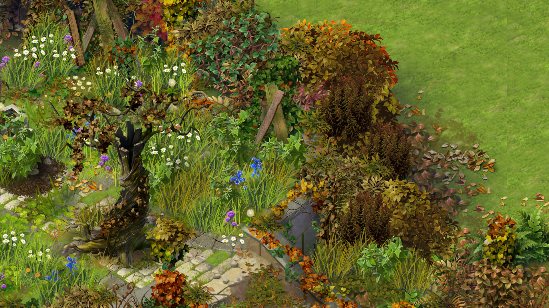 Surface Digital Merge Mansion : Cemetery Area