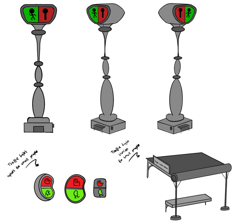 Prop Art (Traffic Light &amp; Station)
