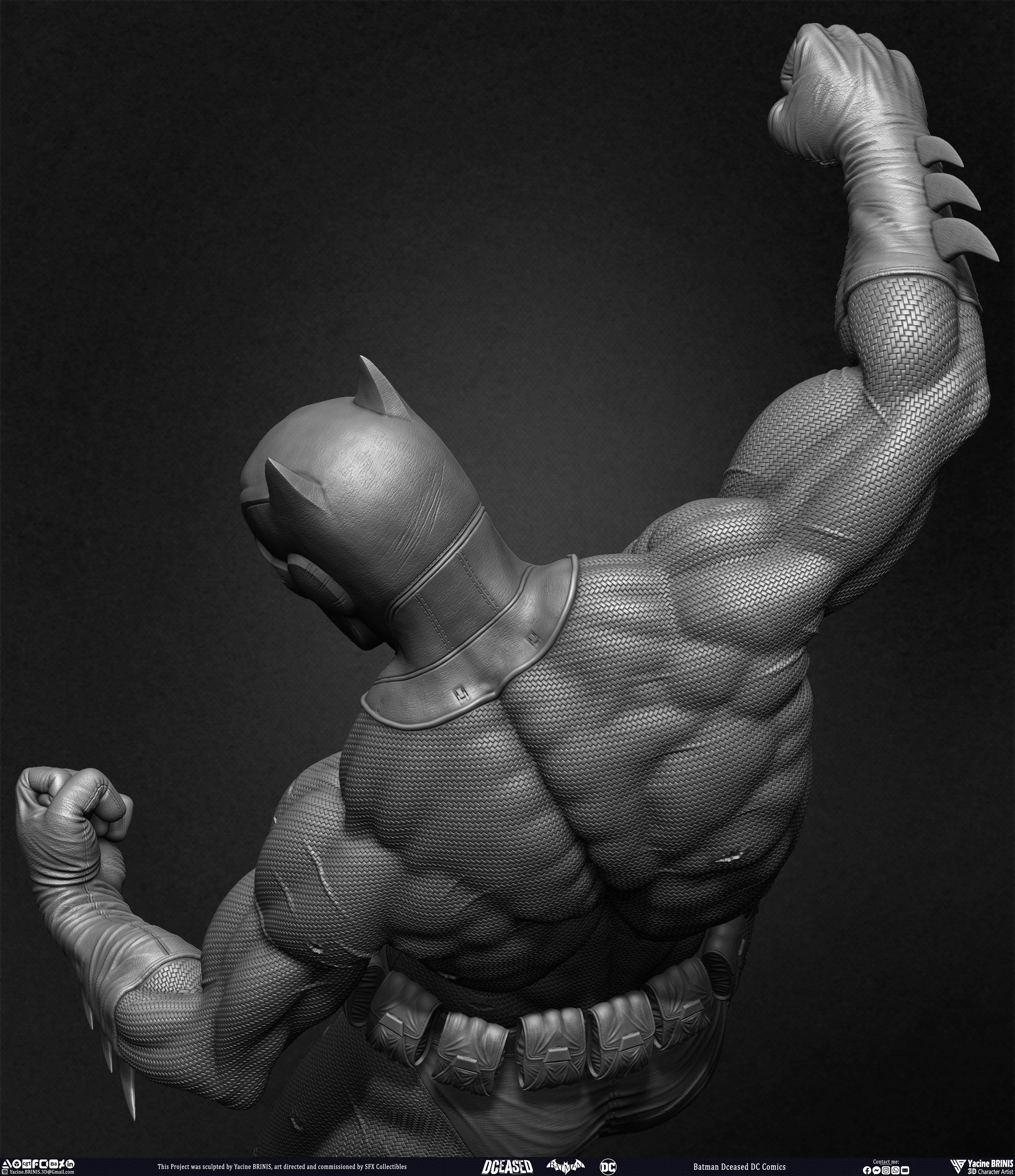 Batman Dceased DC Comics sculpted by Yacine BRINIS 043