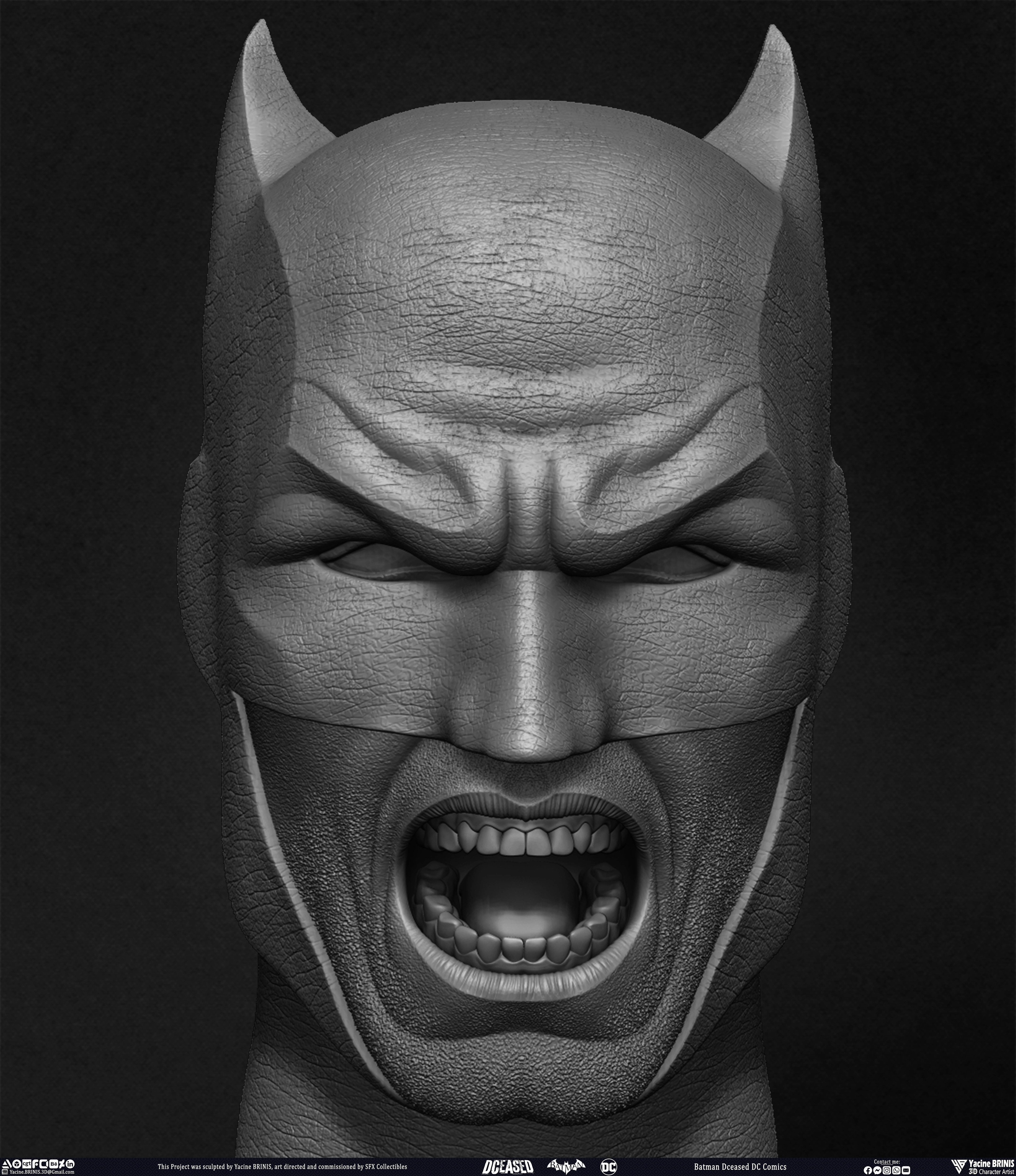 Batman Dceased DC Comics sculpted by Yacine BRINIS 045