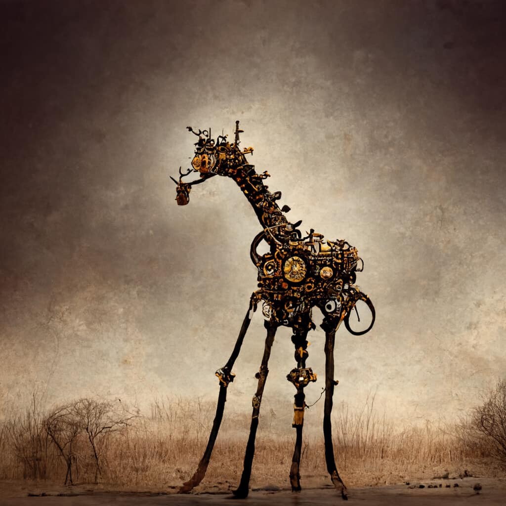 ArtStation Clockwork Giraffe