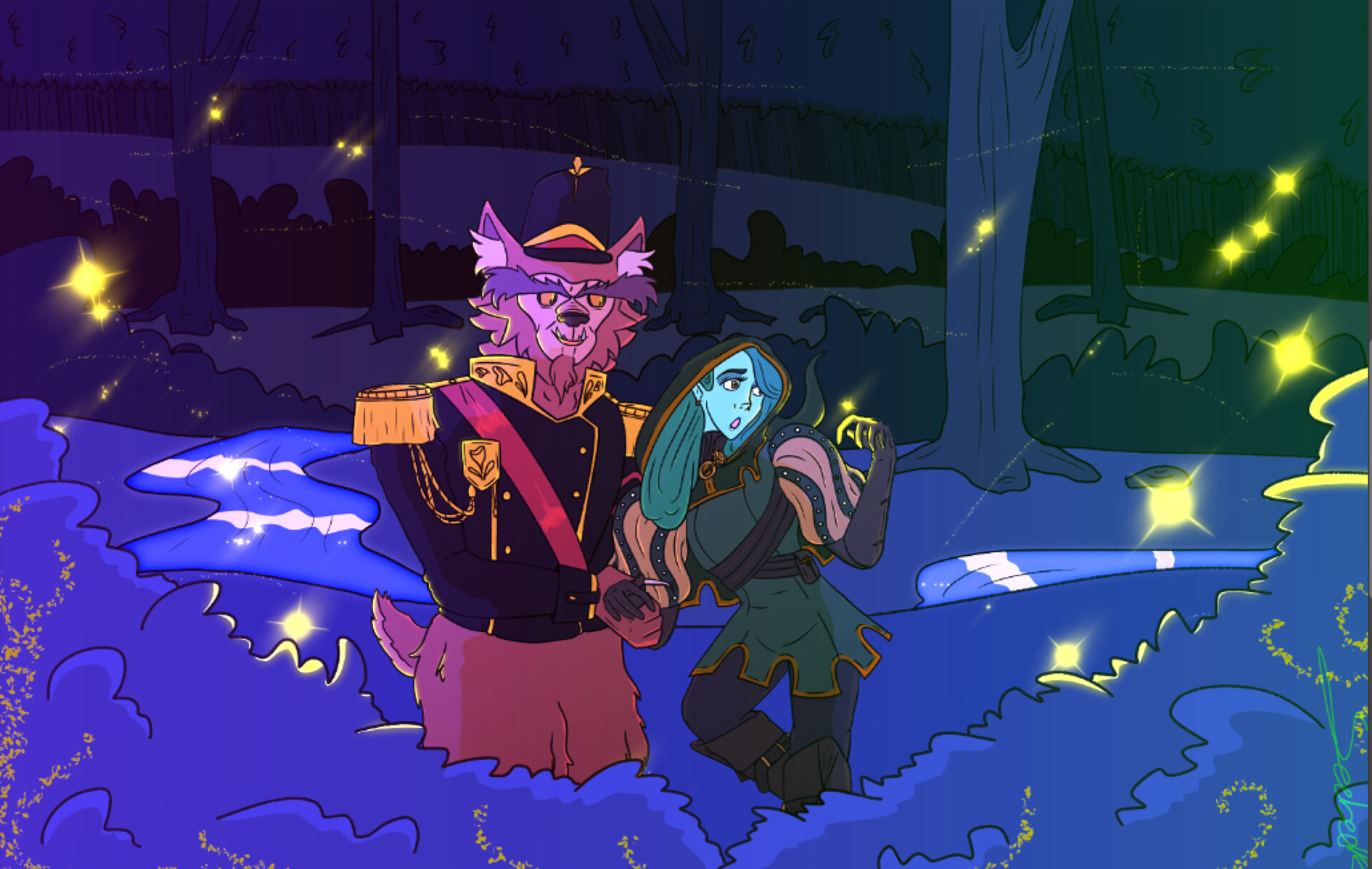 ArtStation Hart Hunt from Dimension 20 #39 s A Court Of Fey and Flowers