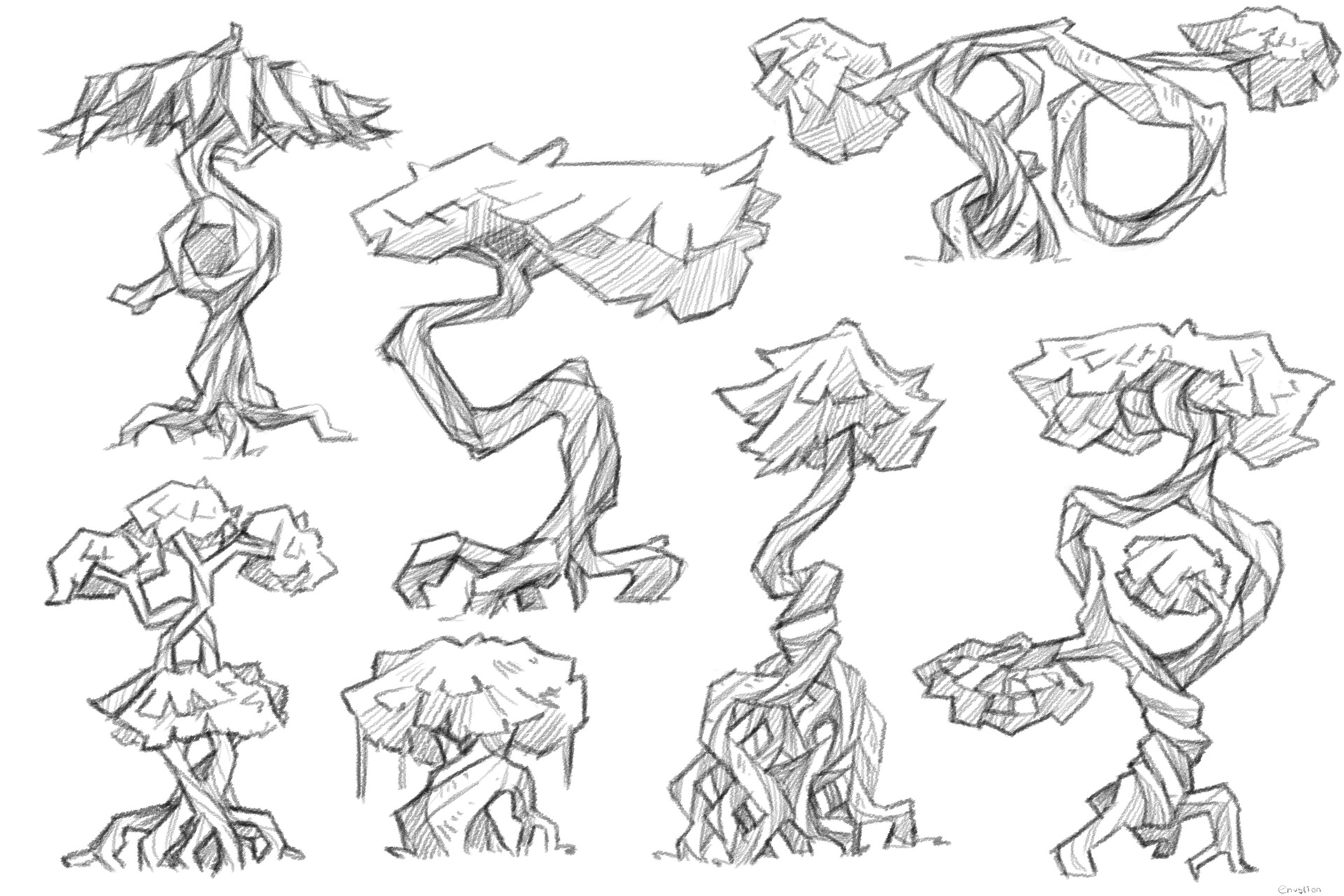 Envylion Tree Sketches 05 11 2022 Envylion Tree Sketches 05 11 2022