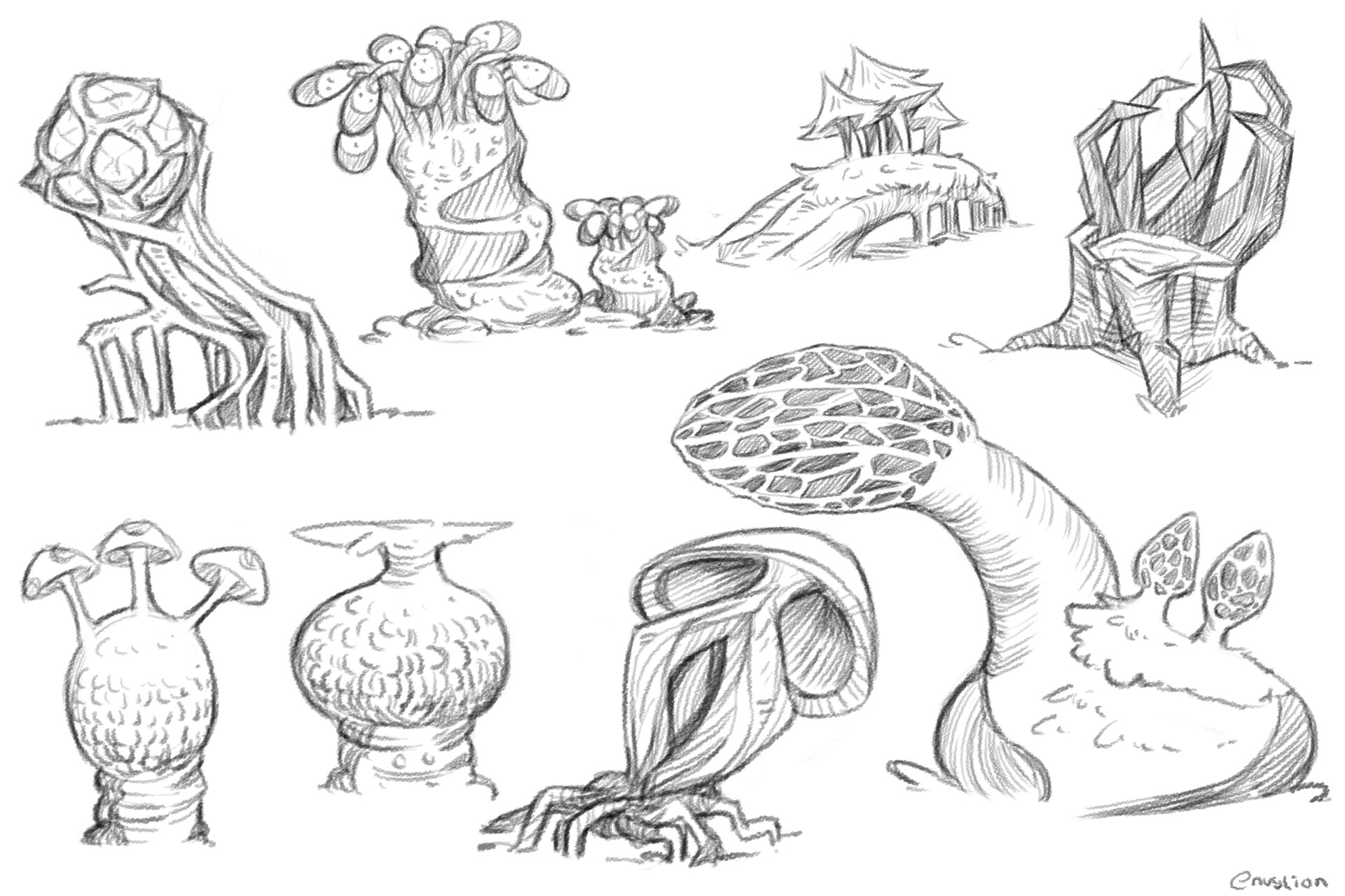 Envylion Tree Sketches 05 11 2022 Envylion Tree Sketches 05 11 2022