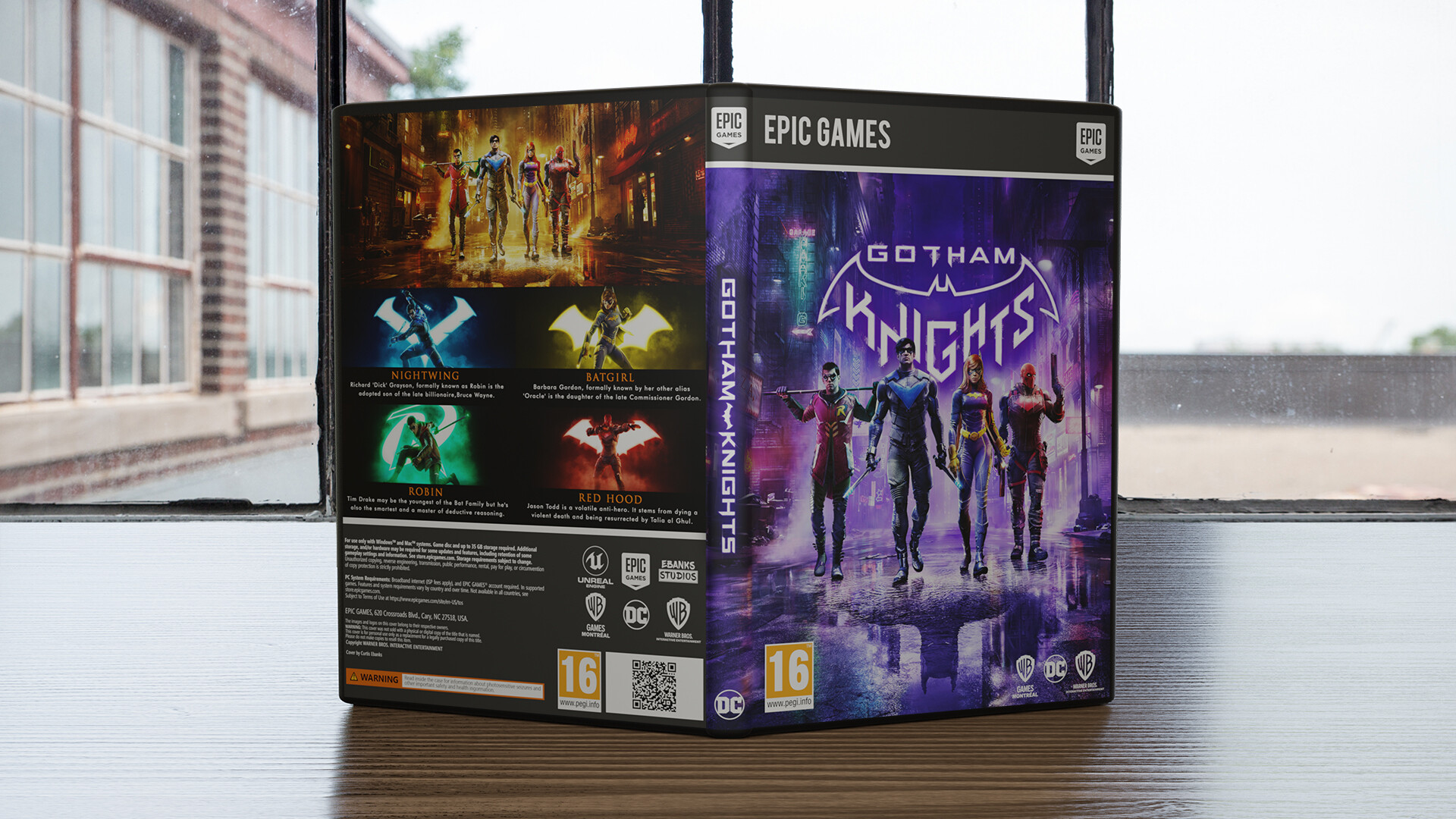 ArtStation - Gotham Knights Custom Xbox / PC / PS5 Cover