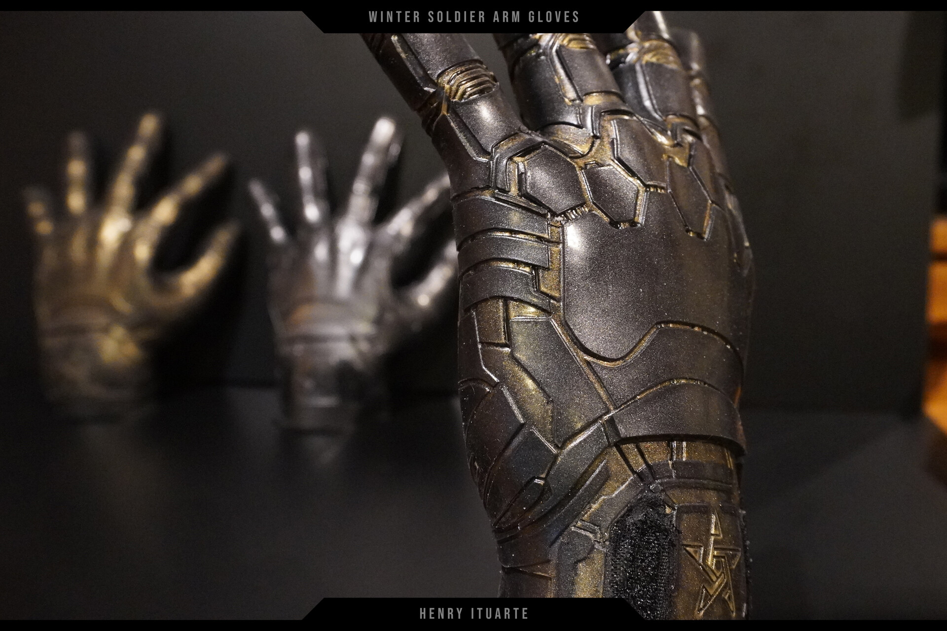 ArtStation - Winter Soldier Hand Gloves. Chrome Platinum Silicone.