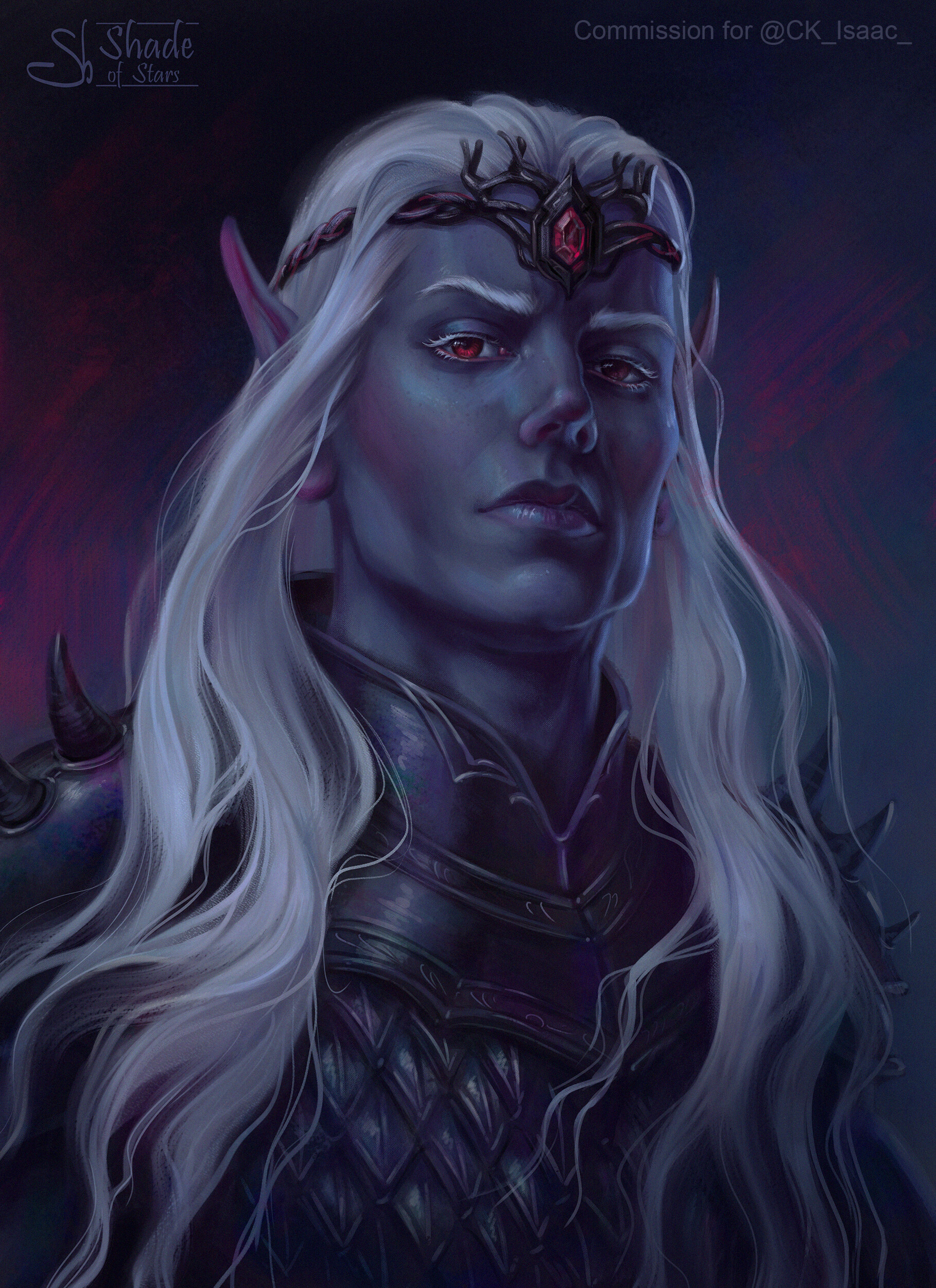 ArtStation - Commission: Drow King