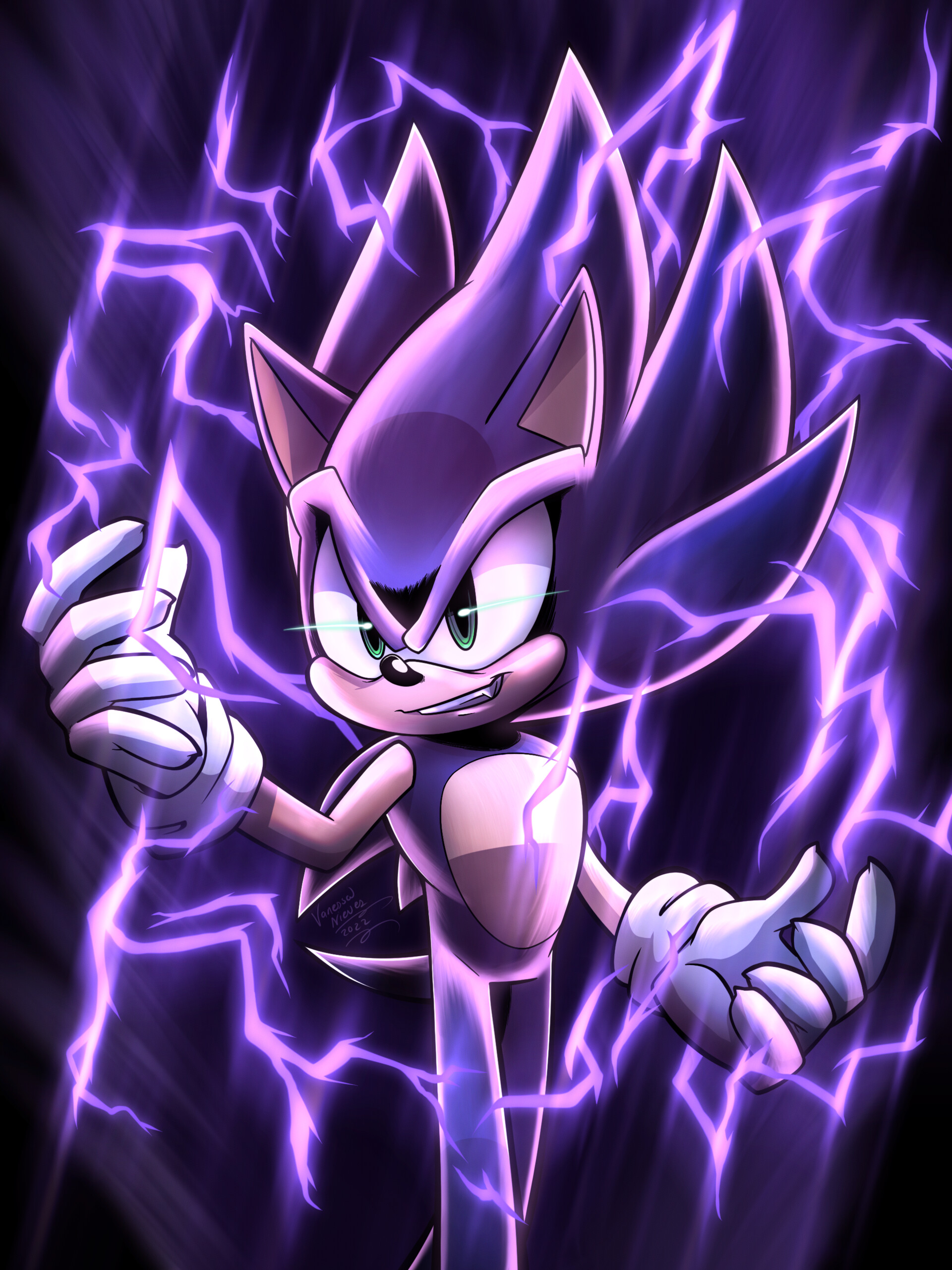 ArtStation - Dark Super Sonic