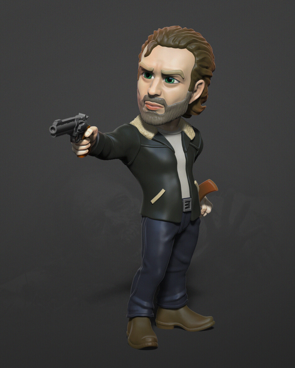 Roland Von Bismarck Rick Grimes 3d Printing Fanart roland-von-bismarck-rick-grimes-3d-printing-fanart