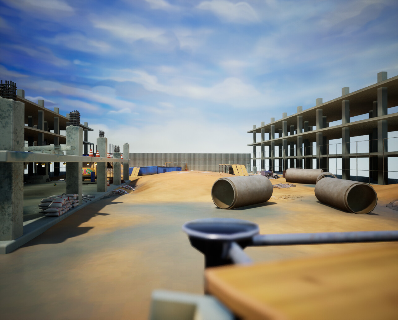 ArtStation F5 Construction Site Level