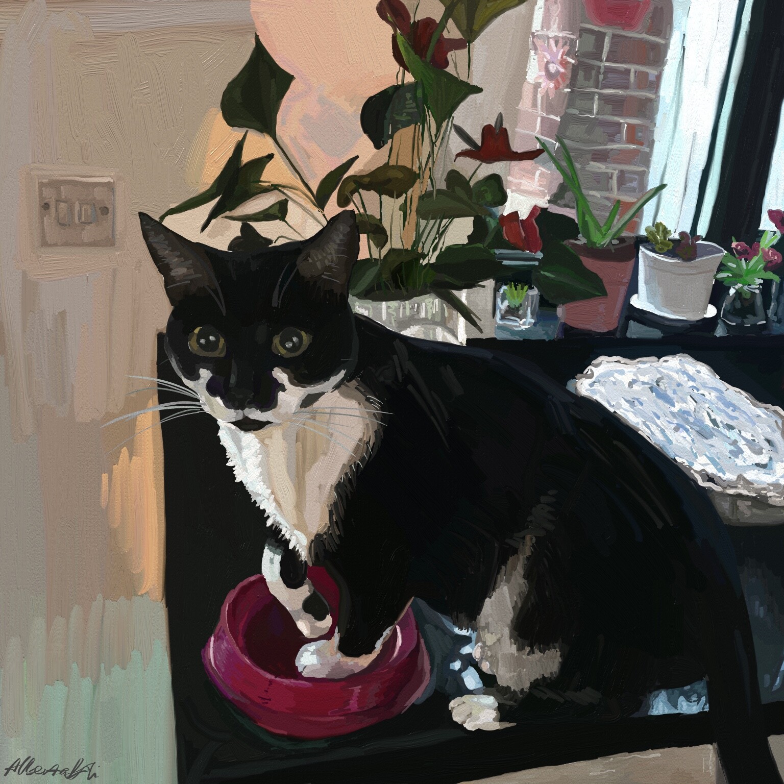 Commissioned artwork.