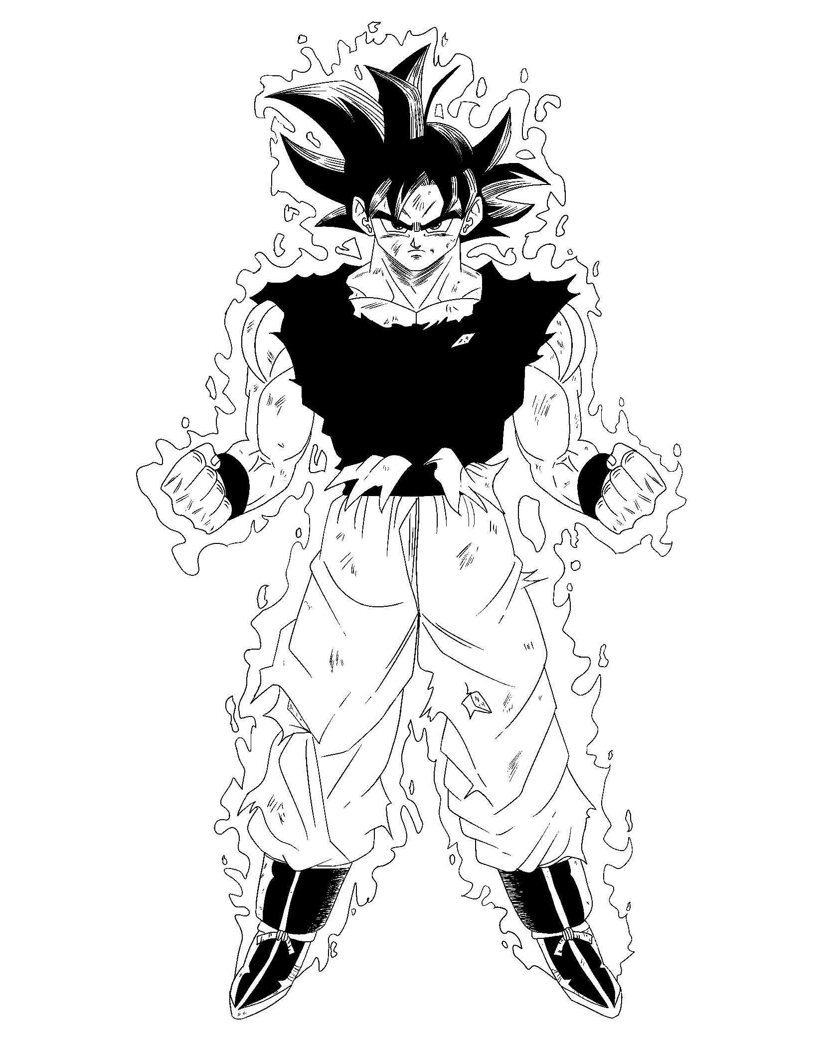 ArtStation - UI Omen Goku Study