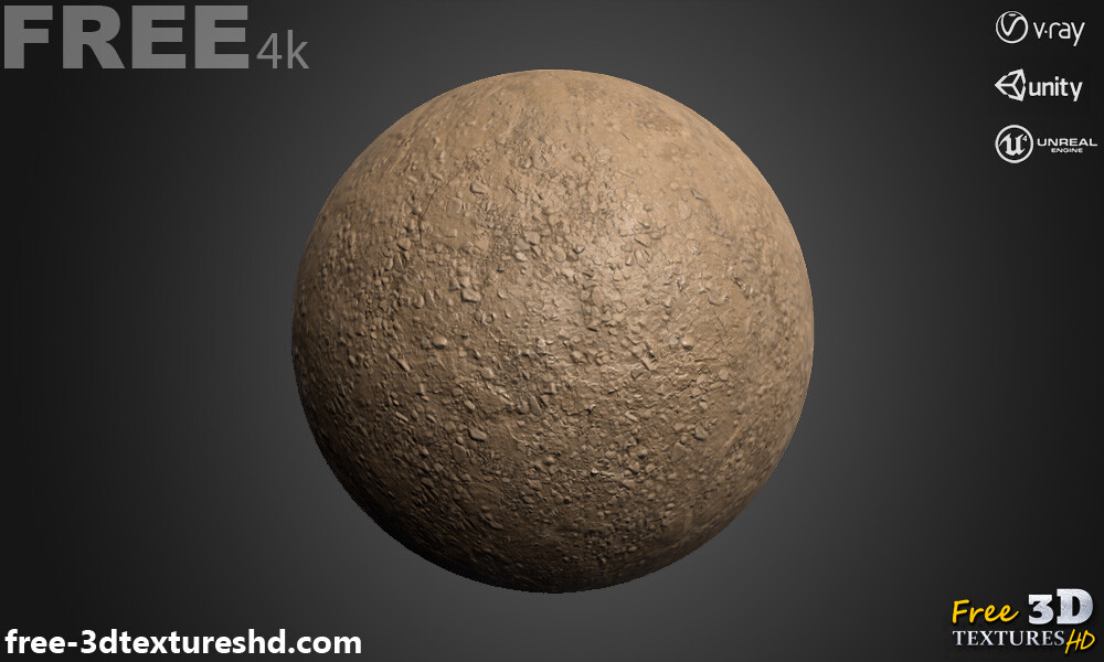 3D textures PBR free Download - Mud Soil seamless 3D Texture PBR in ...
