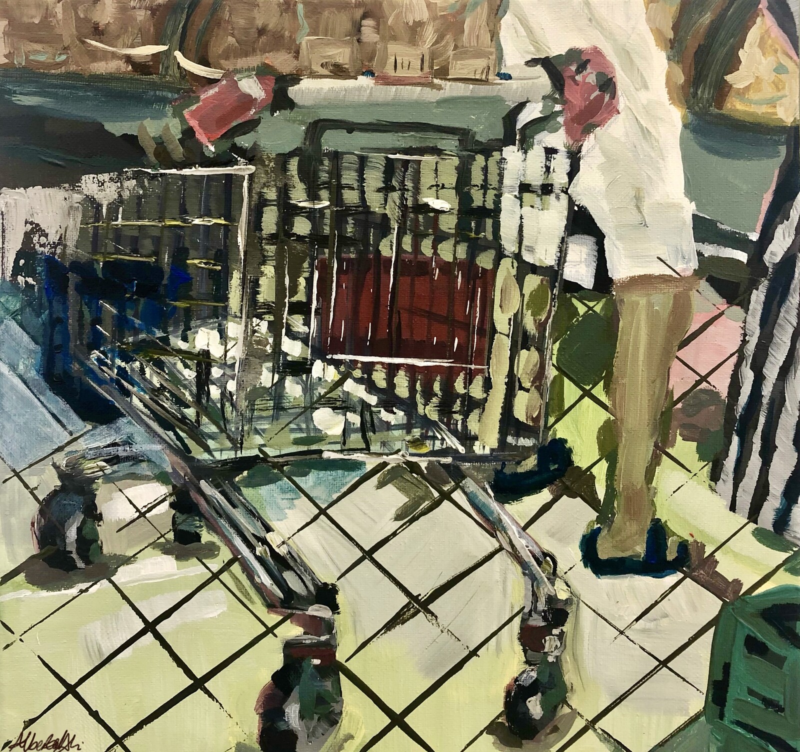 Fast paced painting