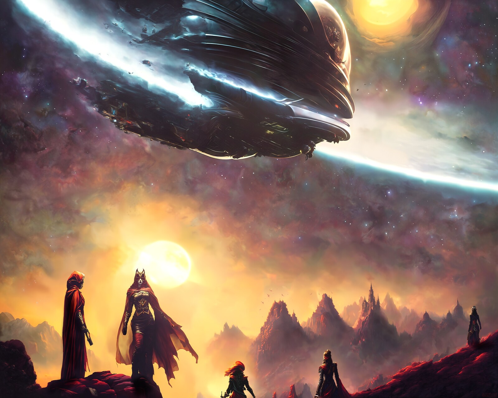 Falling Spaceship