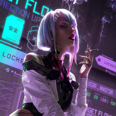 Video Game Cyberpunk 2077 HD Wallpaper by Aku 悪