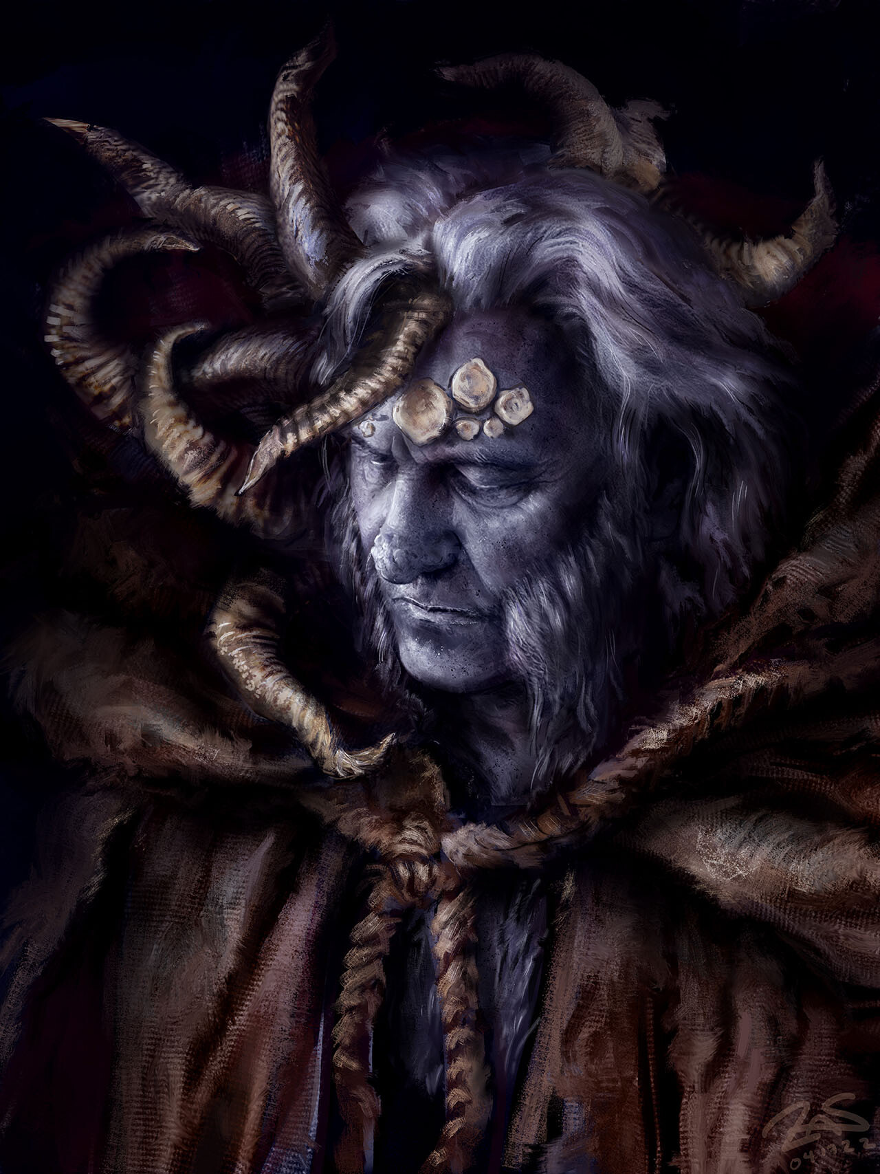 ArtStation Elden Ring The Omen King