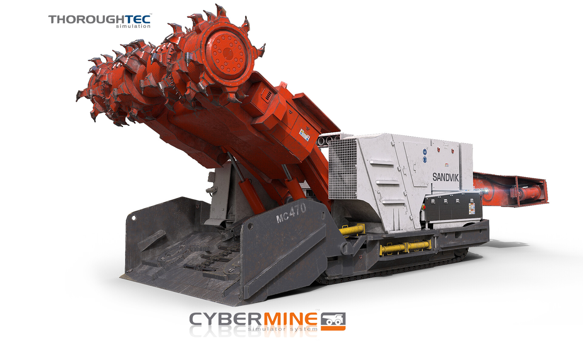 ArtStation Sandvik MC470 Continuous Miner