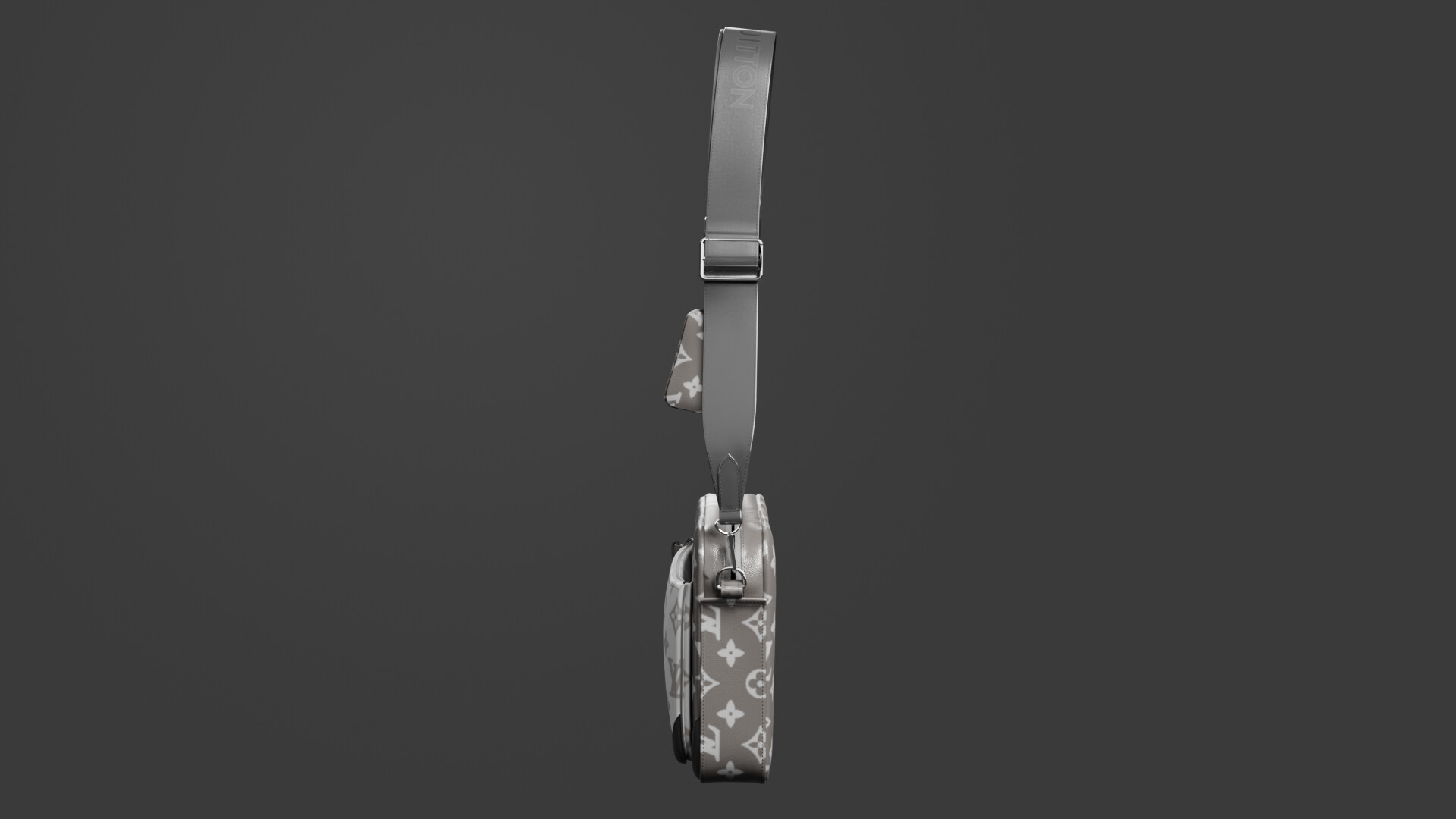 3D Model Collection Louis Vuitton Utility Crossbody Bag VR / AR
