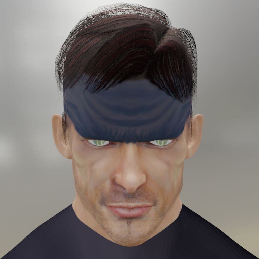 ArtStation WIP solid snake