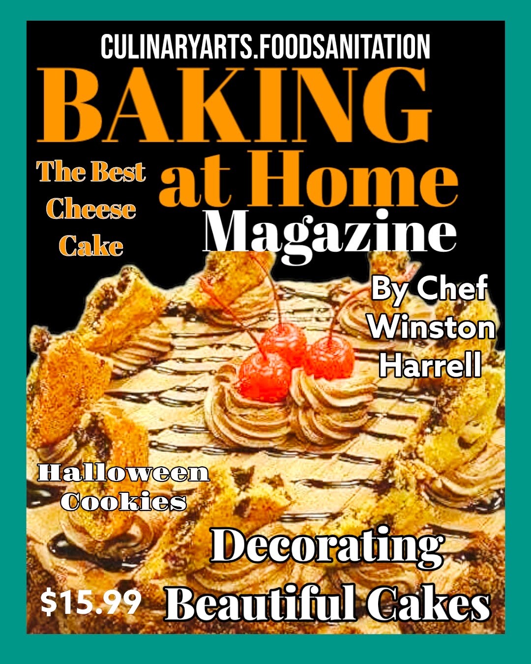 Baking At Home fiction magazine cover