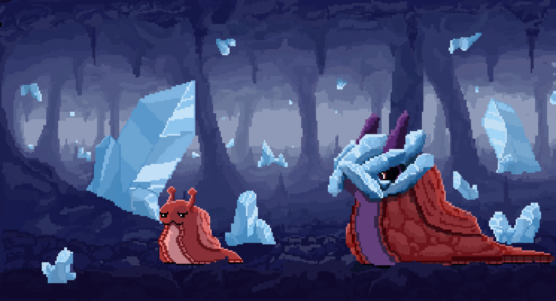 ArtStation - Concept Art Slug Pixel Game - Character Design ...