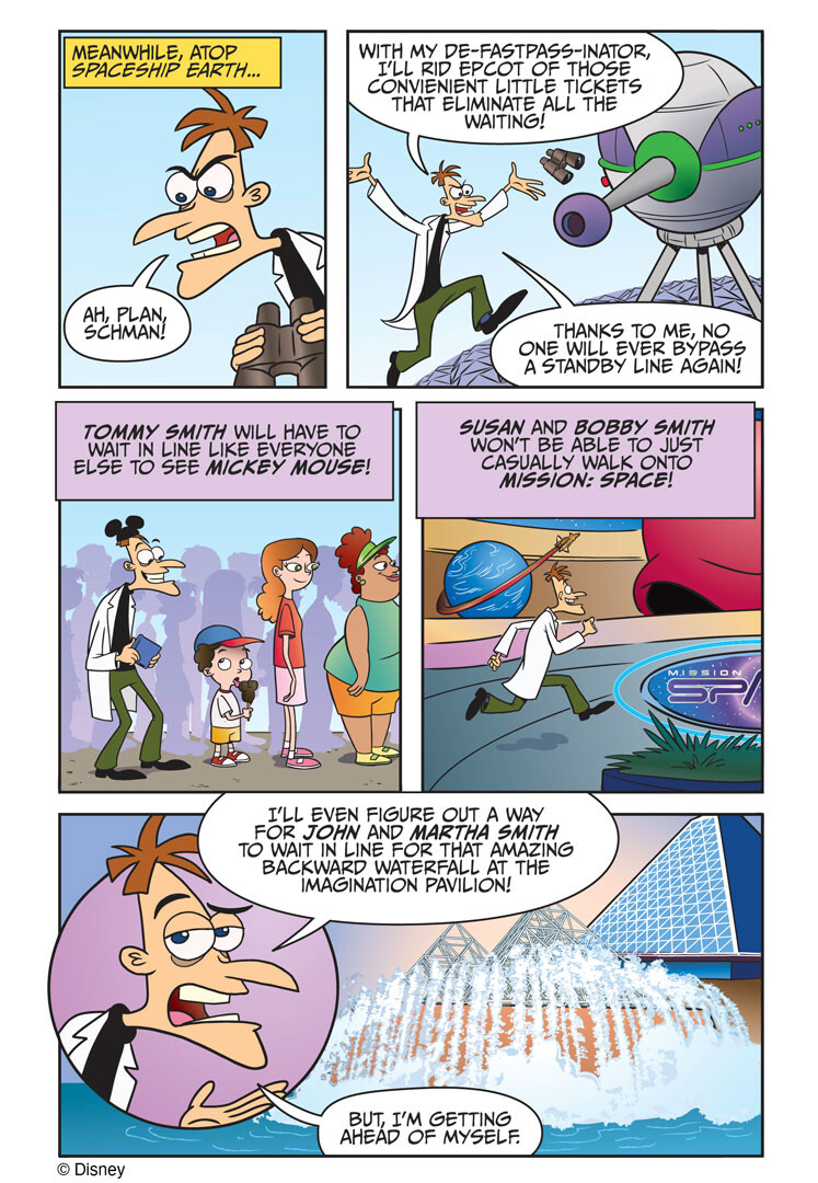 Eddie Pittman Disney Phineas and Ferb — Whatcha Doin' at Epcot?