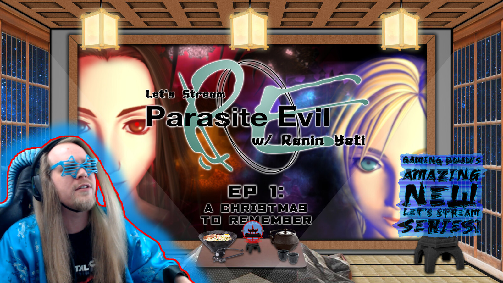 "Let's Stream Parasite Evil" Episode 1 Image | Ronin Yeti Twitch Streaming