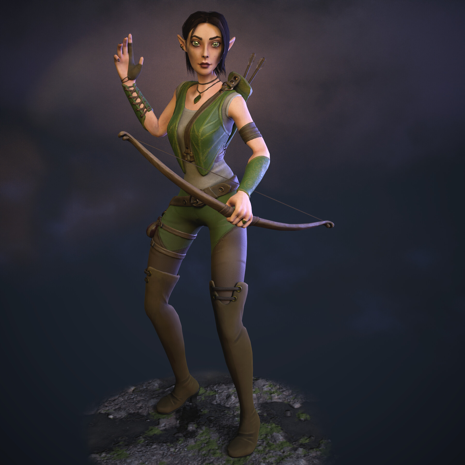 Archer 3. Low poly archer. Archer 3. роб арчер. Archer 3d model.