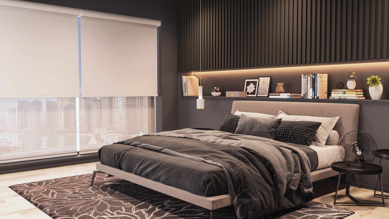 Bold bedroom design