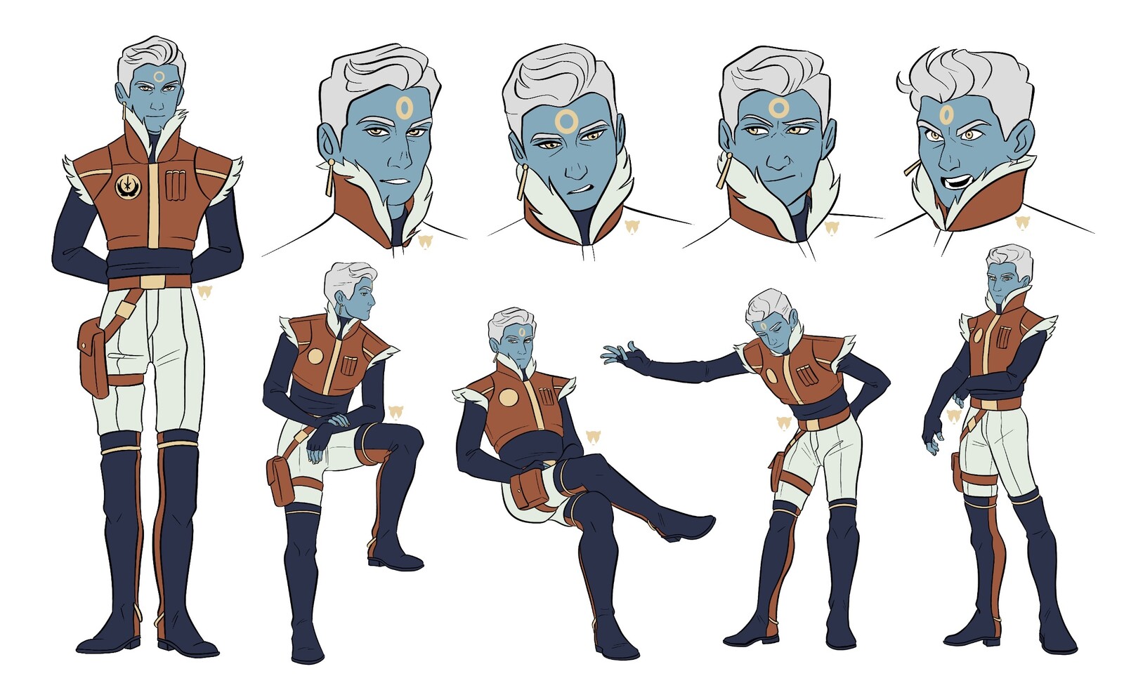 Droid Mechanic Amos Veer (Visual Development)