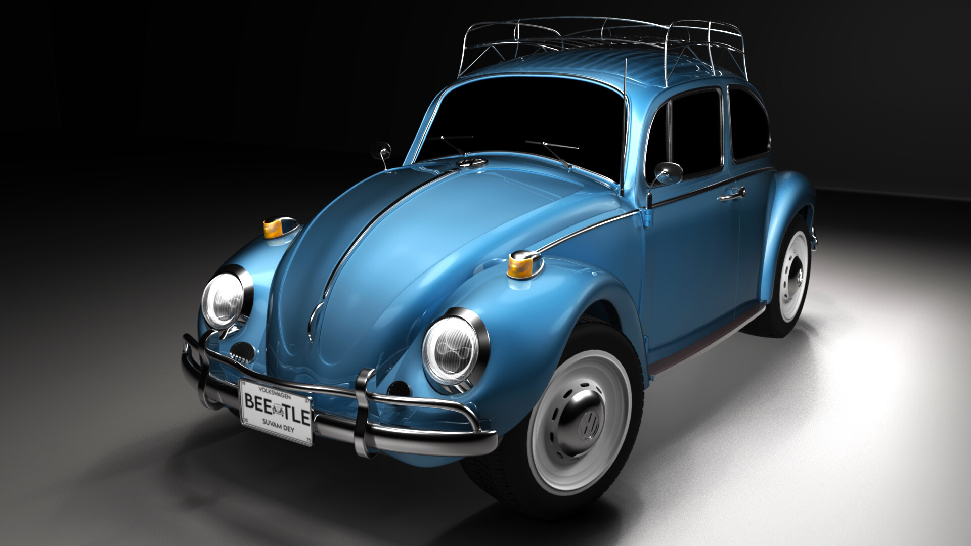 ArtStation - VOLKSWAGEN L639 Zenith Blue '67 Beetle Car