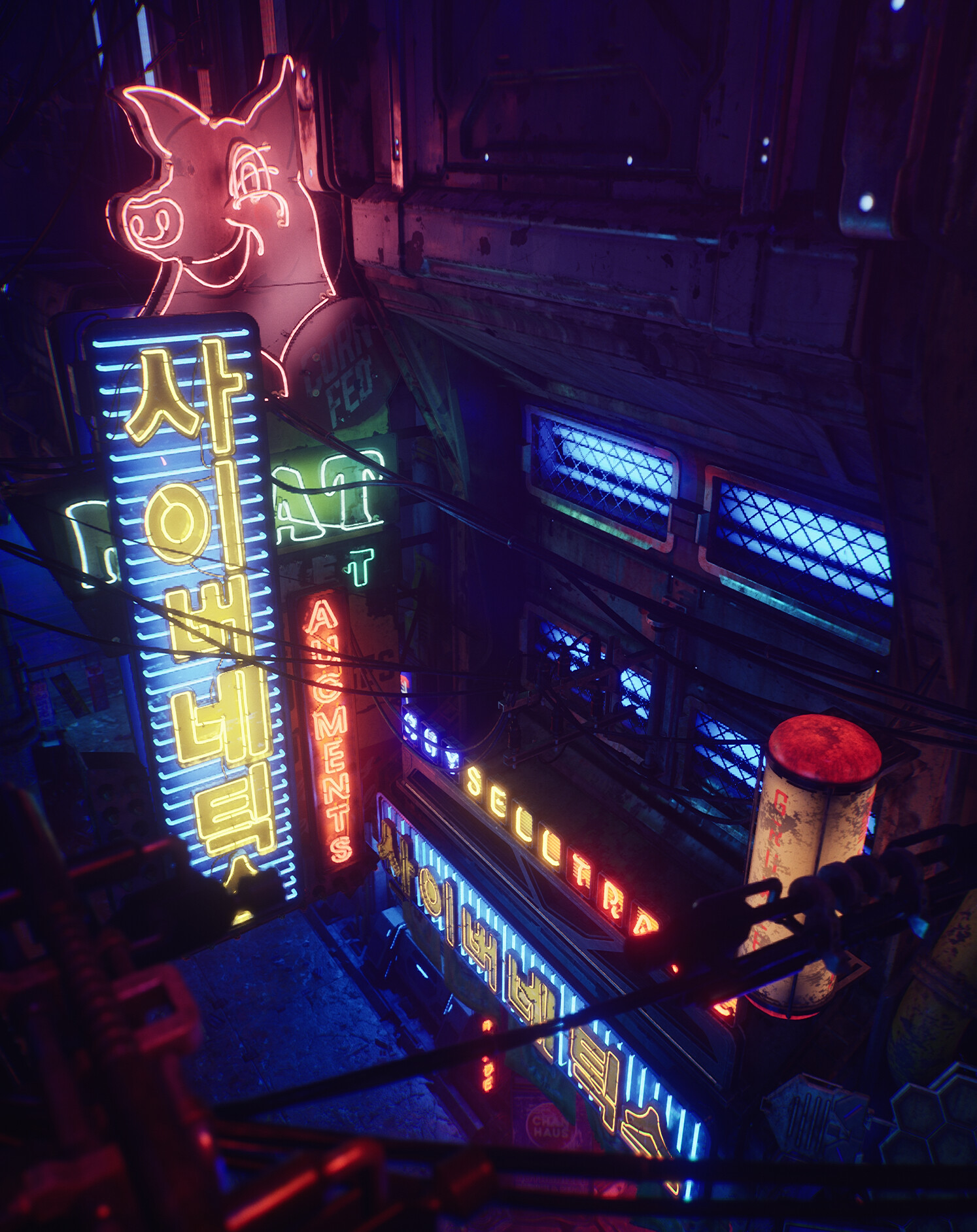 Dekogon Studios Palmetro City Butcher's Alley (UE5)