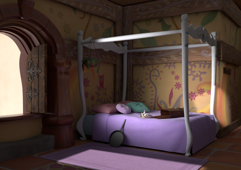 ArtStation Rapunzel s room