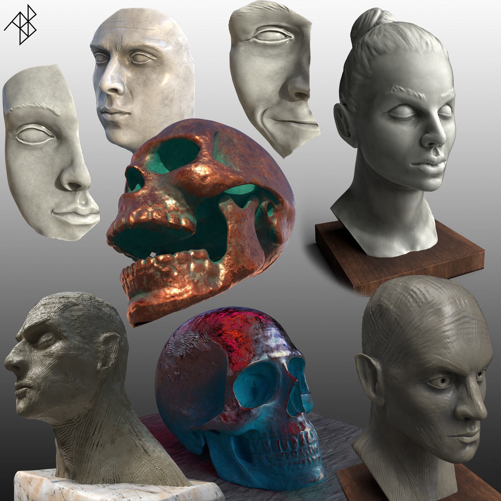 Explorations in Sculpture: A Collection of Studies